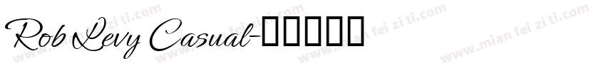 Rob Levy Casual字体转换